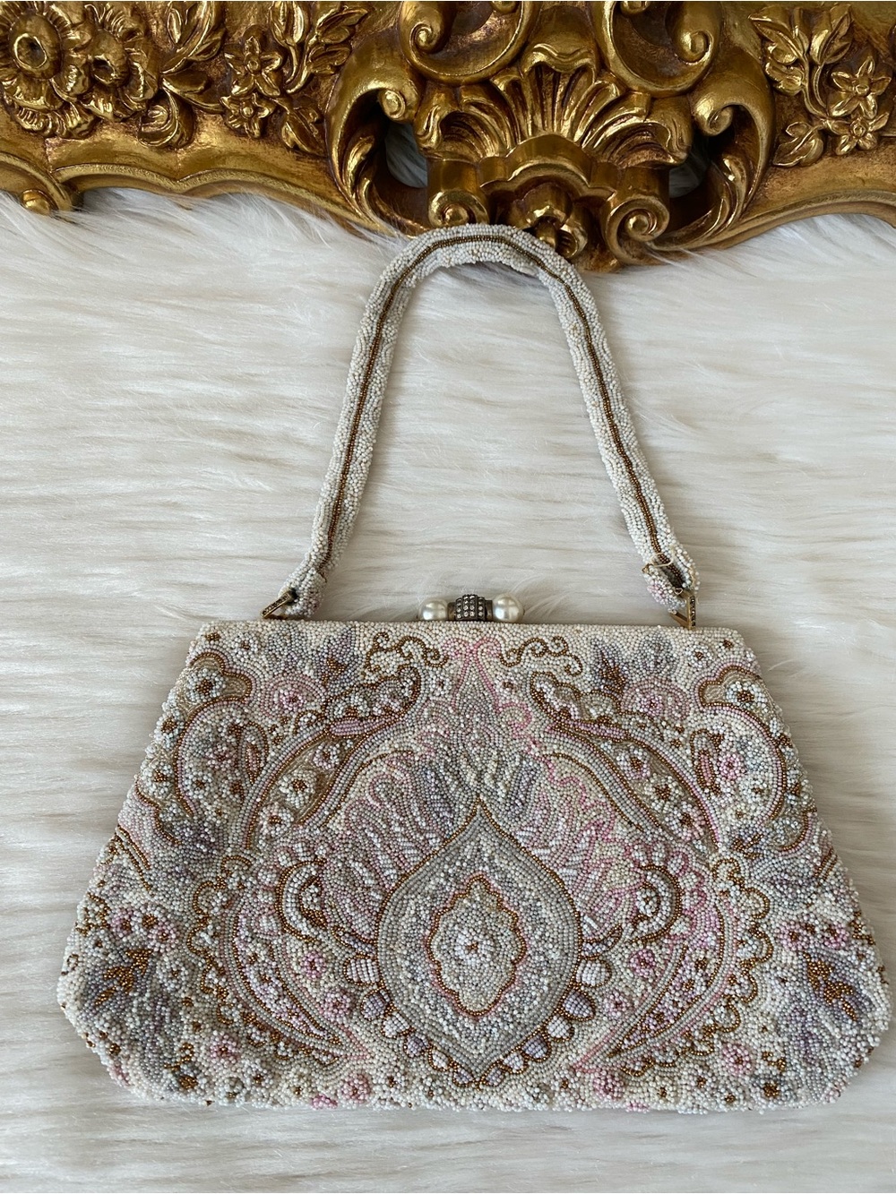 Ed B Robinson Beaded 1950’s Handbag - Picture 6 of 14